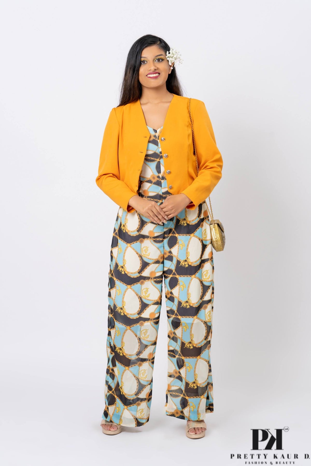 Pretty-Kaur-fashion-beauty-Printed-Jumpsuit-with-Jacket-1